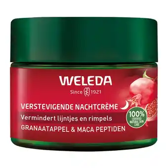 Kruidvat Weleda Granaatappel & Maca Verstevigende Peptiden Nachtcrème aanbieding