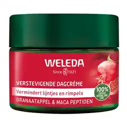 Kruidvat Weleda Granaatappel & Maca Peptiden Verstevigende Dagcrème aanbieding