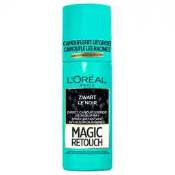 Kruidvat L'Oréal Paris Magic Retouch Zwart Camouflerende Uitgroeispray aanbieding