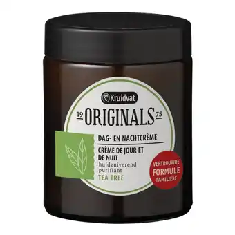 Kruidvat Kruidvat Originals Tea Tree Huidzuiverend Dag & Nachtcrème aanbieding