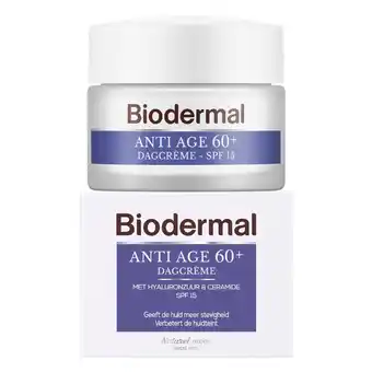 Kruidvat Biodermal Anti Age 60+ Dagcrème aanbieding