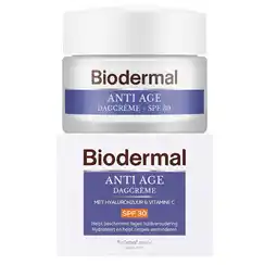 Kruidvat Biodermal Anti-age SPF30 Dagcrème aanbieding