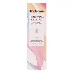 Kruidvat Biodermal Renewing Face Oil aanbieding
