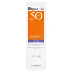 Kruidvat Biodermal Anti Age SPF50+ Zonnecrème voor het Gezicht aanbieding