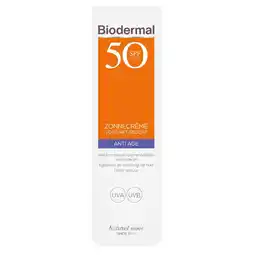 Kruidvat Biodermal Anti Age SPF50+ Zonnecrème voor het Gezicht aanbieding