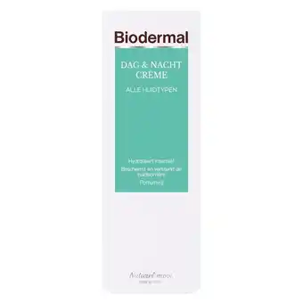 Kruidvat Biodermal Dag & Nachtcrème voor alle Huidtypen aanbieding