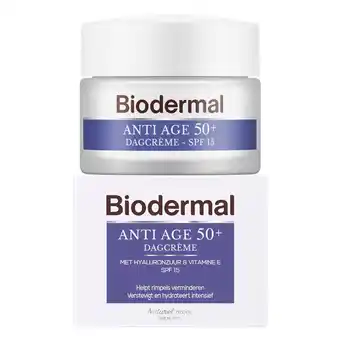 Kruidvat Biodermal Anti Age 50+ Dagcrème aanbieding