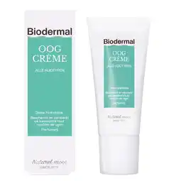 Kruidvat Biodermal Oogcrème voor alle Huidtypen aanbieding