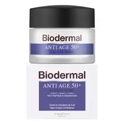 Kruidvat Biodermal Anti Age 50+ Nachtcrème aanbieding