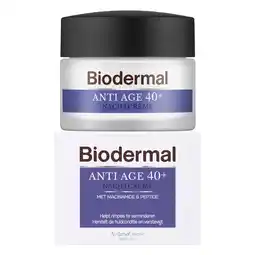 Kruidvat Biodermal Anti Age 40+ Nachtcrème aanbieding