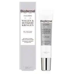 Kruidvat Biodermal Wallen & Donkere Kringen Oogcrème aanbieding
