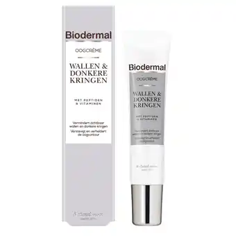Kruidvat Biodermal Wallen & Donkere Kringen Oogcrème aanbieding