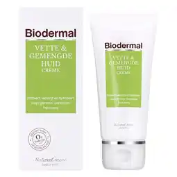 Kruidvat Biodermal Vette & Gemengde Huid Crème aanbieding