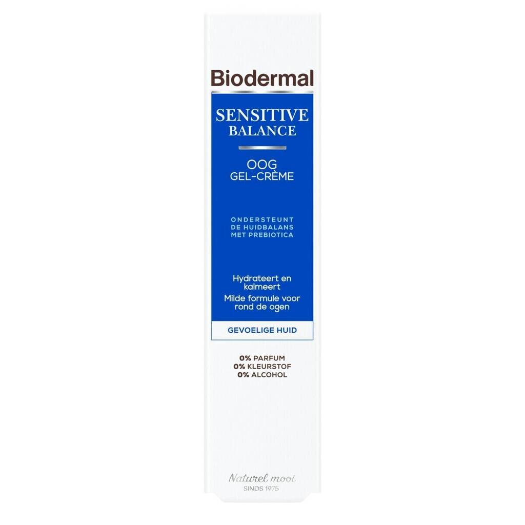 Biodermal Sensitive Balance Oog Gel-Crème 15ml - Gevoelige huid ...