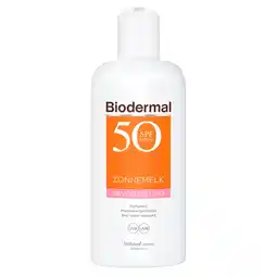Kruidvat Biodermal Gevoelige Huid SPF50 Zonnemelk aanbieding