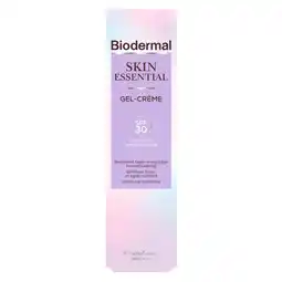 Kruidvat Biodermal Skin Essential SPF30 Gel-Crème aanbieding