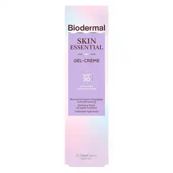 Kruidvat Biodermal Skin Essential SPF30 Gel-Crème aanbieding