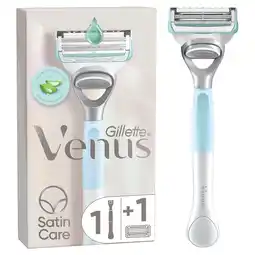 Kruidvat Gillette Venus Satin Care Huid en Schaamhaar Scheerapparaat aanbieding