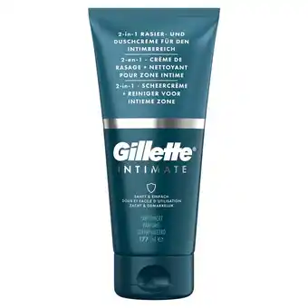 Kruidvat Gillette Intimate 2-In-1 Scheercrème en Reiniger aanbieding