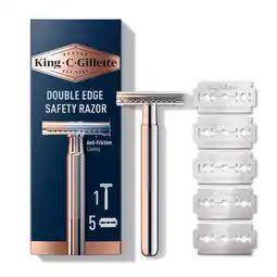 Kruidvat King C. Gillette Double Edge Safety Razor Scheerapparaat aanbieding