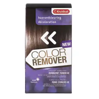 Kruidvat Kruidvat Color Remover Donkere Tonen Haarontkleuring aanbieding