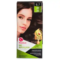 Kruidvat Kruidvat No Ammonia 6.7 Warm Bruin Crème Haarkleuring aanbieding