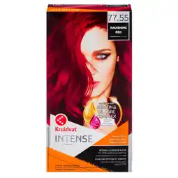 Kruidvat Kruidvat Intense 77.55 Ravishing Red Crème Haarkleuring aanbieding