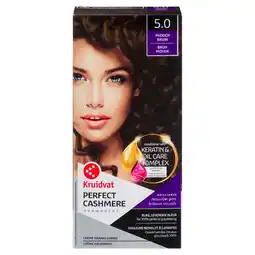 Kruidvat Kruidvat 5.0 Midden Bruin Crème Haarkleuring aanbieding