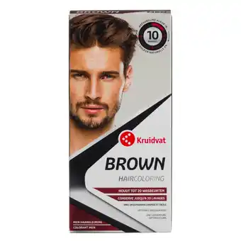 Kruidvat Kruidvat Men Brown Haarkleuring aanbieding