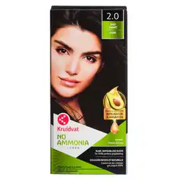Kruidvat Kruidvat No Ammonia 2.0 Diep Zwart Crème Haarkleuring aanbieding