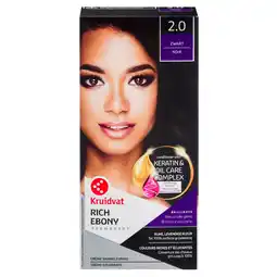 Kruidvat Kruidvat 2.0 Zwart Crème Haarkleuring aanbieding