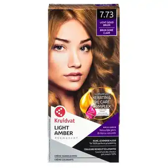 Kruidvat Kruidvat 7.73 Licht Goud Bruin Crème Haarkleuring aanbieding