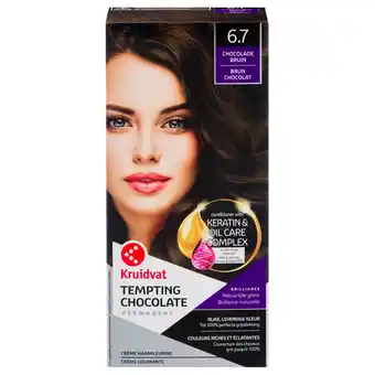 Kruidvat Kruidvat 6.7 Chocolade Bruin Crème Haarkleuring aanbieding