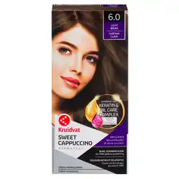 Kruidvat Kruidvat 6.0 Licht Bruin Crème Haarkleuring aanbieding
