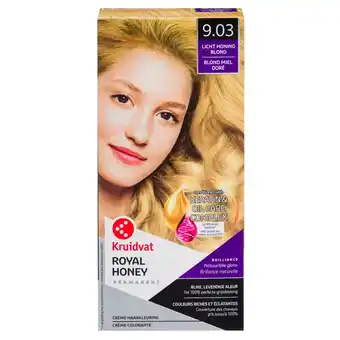 Kruidvat Kruidvat 9.03 Licht Honing Blond Crème Haarkleuring aanbieding