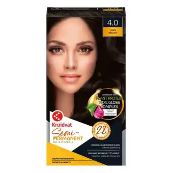 Kruidvat Kruidvat 4.0 Dark Brown Semi-Permanente Haarkleuring aanbieding
