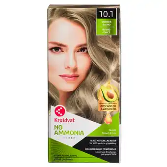 Kruidvat Kruidvat No Ammonia 10.1 Donkerblond Crème Haarkleuring aanbieding