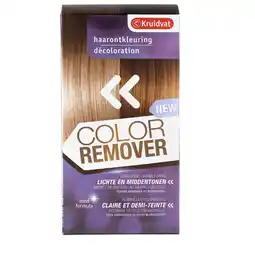 Kruidvat Kruidvat Color Remover Lichte en Middentonen Haarontkleuring aanbieding