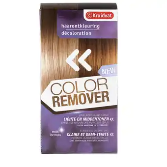 Kruidvat Kruidvat Color Remover Lichte en Middentonen Haarontkleuring aanbieding