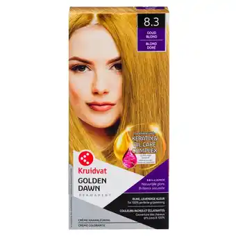 Kruidvat Kruidvat 8.3 Goud Blond Crème Haarkleuring aanbieding
