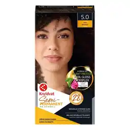 Kruidvat Kruidvat 5.0 Mid Brown Semi-Permanente Haarkleuring aanbieding