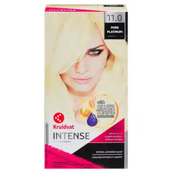 Kruidvat Kruidvat Intense 11.0 Pure Platinum Crème Haarkleuring aanbieding