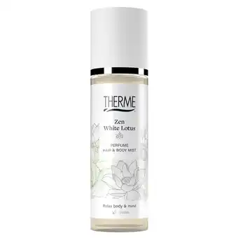 Kruidvat Therme Zen White Lotus Hair- & Bodymist aanbieding