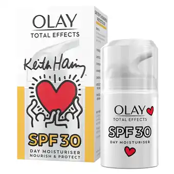 Kruidvat Olay Total Effects 7-in-1 SPF30 Dagcrème Keith Haring Artist Edition aanbieding