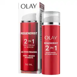 Kruidvat Olay Regenerist 2-In-1 Dagcrème & Serum aanbieding