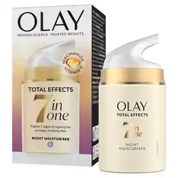 Kruidvat Olay Total Effects 7-in-1 Nachtcrème Keith Haring Artist Edition aanbieding