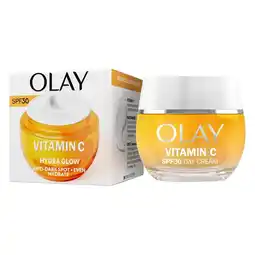 Kruidvat Olay Vitamine C Hydra Glow SPF30 Hydraterende Dagcrème aanbieding