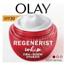 Kruidvat Olay Regenerist Whip SPF30 Dagcrème aanbieding