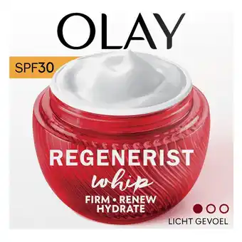 Kruidvat Olay Regenerist Whip SPF30 Dagcrème aanbieding