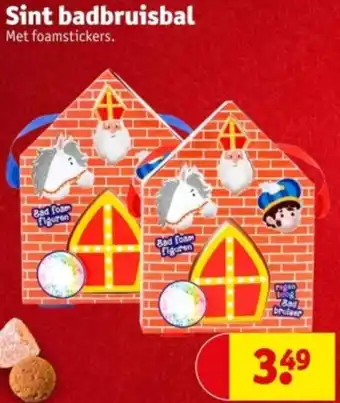 Kruidvat Sint badbruisbal aanbieding